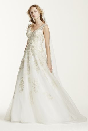 V-Neck Wedding Dresses